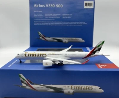 Emirates A350-900 Reg:A6-EXA 1:400 Scale GeminiJets GJUAE2241  Diecast Models - Image 1 of 4