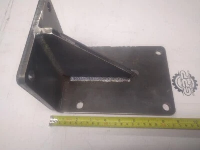 Mezzanine Flooring Angle Bracket x 10mm Thick RSJ Bolt on Support With Gusset