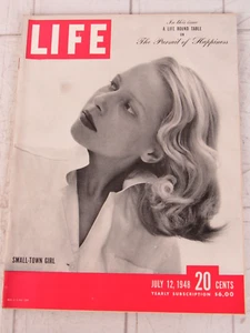 Life Magazine July 12, 1948 Small-Town Girl - Picture 1 of 7