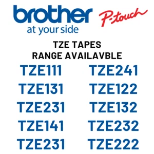 Cinta de etiquetado para Brother P-Touch PT-D600 PT-D610BT PTD220 6/9/12/18/24 mm - Imagen 1 de 27