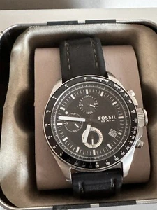 Fossil Decker Black Dial Chronograph Men's Watch CH2573. All original & working - Picture 1 of 4
