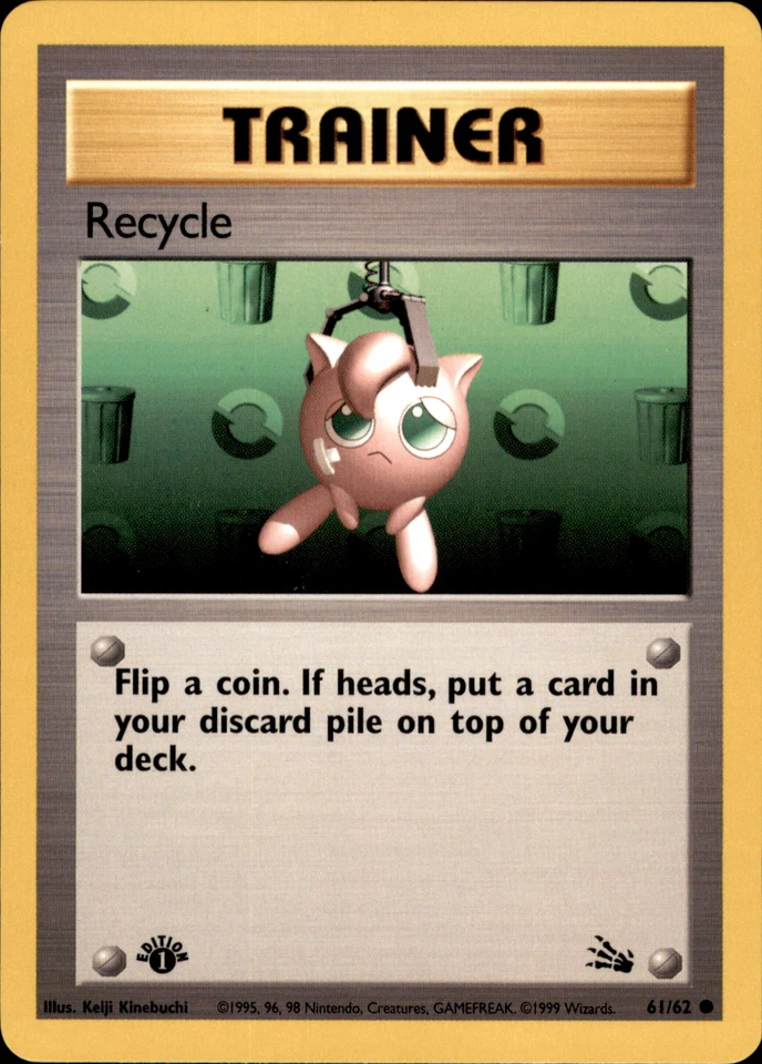 Pokemon - 61/62 Recycle - Fossil - Englisch - 1 Edition - Bild 1 von 1