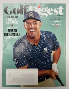Golf Digest Magazine - Bryson Dechambeau - Olympics - July/August 2024 - Double - Picture 1 of 3