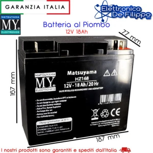 Batteria al piombo 12 V 17 Ah ad alta qualita e affidabilita - Foto 1 di 6