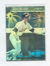 1991 UPPERDECK HOLOGRAM  GRAND SLAM # 10    MARK McGWIRE , WILLL CLARK