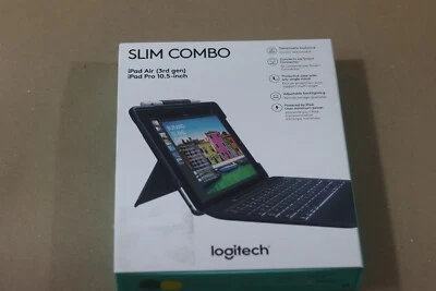 Logitech Slim Combo keyboard case for iPad Air 3rd Gen & iPad Pro 10.5" - Image 1 of 4