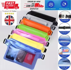 Funda protectora submarina impermeable para natación bolsa seca teléfono móvil piscina - Imagen 1 de 17