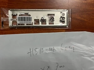 ASUS PRIME H510M-A/CSM ,PRIME H510MA CSM IO SHIELD BACK PLATE ( METAL) ORIGINA - Afbeelding 1 van 2