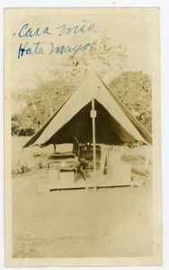Fotografía De Colección 1920 República Dominicana Hato Mayor USMC Tienda Casa Mio Foto - Imagen 1 de 2