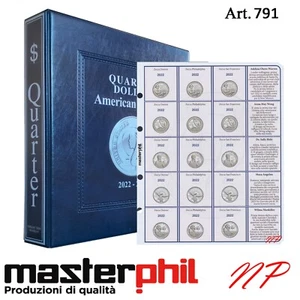 Raccoglitore Album Custodia Fogli QUARTI DI DOLLARO WOMAN Masterphil 2022 - Bild 1 von 3