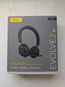 Jabra Evolve2 65 MS Teams Stereo Wireless Bluetooth Headphones - Afbeelding 1 van 4