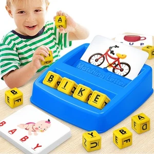 Educational Matching Letter Game-ABC Learning Toys- Kids Ages 2-8, Birthday Gift - Picture 1 of 6