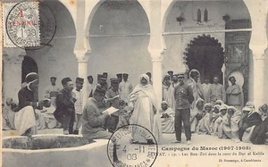 Campagne du Maroc (1907-1908) SETTAT - Les Bou-Ziri dans la cour du Dar el Kalif - Picture 1 of 2