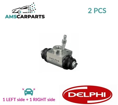 DRUM WHEEL BRAKE CYLINDER PAIR REAR LW90172 DELPHI 2PCS NEW OE REPLACEMENT - Image 1 of 4