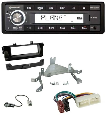 Continental USB 1DIN AUX DAB MP3 Autoradio für Kia Picanto ab 2017 Klavierlack - Bild 1 von 4