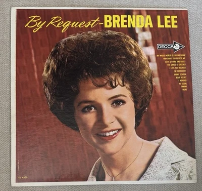 Brenda Lee - By Request LP Vinyl - Decca Records DL 4509 - Image 1 of 4
