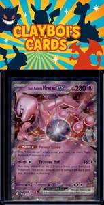 Team Rocket's Mewtwo ex SV: Scarlet & Violet Promo Pokemon 205 Double Rare NM+ - Picture 1 of 2