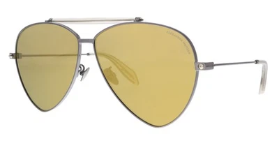 Gafas de sol Alexander McQueen AM0058S 003 rutenio aviador Foto 1 de 4