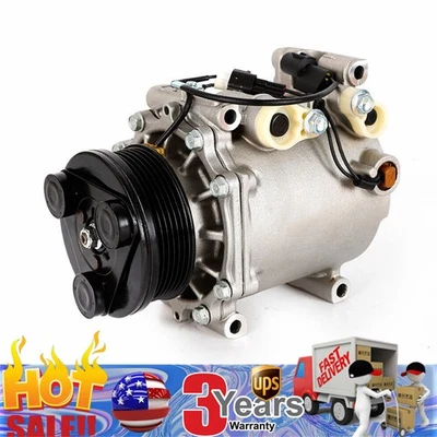 A/C Compressor For 2000 2001 2002 2003-2005 Mitsubishi Eclipse 2.4L CO 10596AC Foto 1 de 4