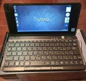 SONY VAIO VGN P91S Intel Atom CPU Z550 2.0GHz 2GB SSD 256GB Win Vista Home - Picture 1 of 10