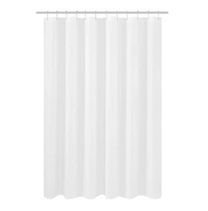 Fabric Shower Curtain Liner Shorter Size 68 inches Height, Hotel Quality, Was... - Picture 1 of 7