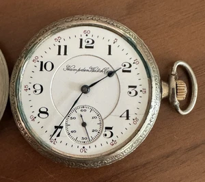 Hampden Silvertone Pocket Watch, Open Face 16S, 17j, runs no crystal - Picture 1 of 5