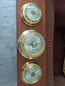 Vintage Vilbor Precision Barometer Hygrometer Thermometer Made Germany Weather - Picture 1 of 5