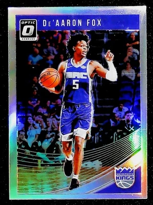 2018-19 Donruss Optic #51 De'Aaron Fox Fast Break Holo - Image 1 of 2