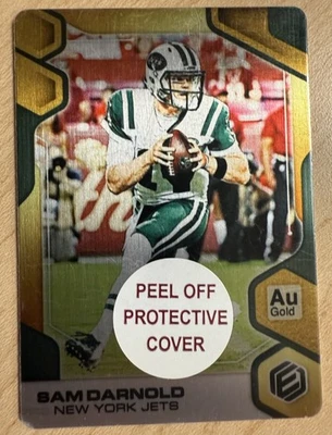 2019 Elements Sam Darnold /25 Gold SP Peel Still On! - Seattle Seahawks - Image 1 of 2