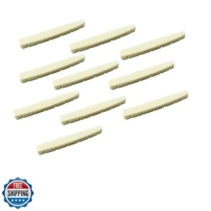 Musiclily 42mm Bone Slotted Electric Guitar Nut Flat Bottom for 6 String Fend - Picture 1 of 2