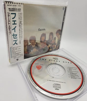 FACES The First Step Japan 1st Edition Rare Vintage CD WPCP 4036 w/OBI 1990 Foto 1 de 4