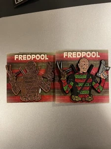 Lote de 2 Farts de piscina Nightmare on Elm Street Freddy Krueger Fred de Dallas - Imagen 1 de 4