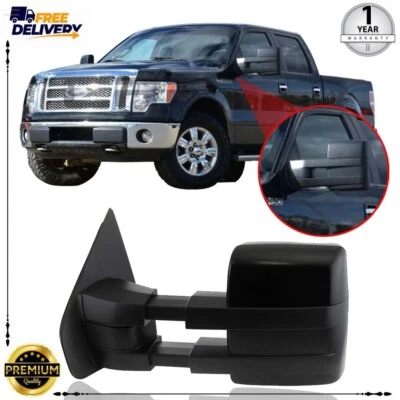 Espejo retrovisor eléctrico lateral izquierdo plegable manual para Ford F-150 2009-2014 FO1320430 Foto 1 de 4