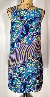 Vestido Alice And Trixie Mujer Multicolor Psicodélico Seda Sin Mangas Talla Mediana Foto 1 de 4