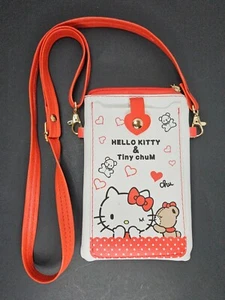 Cartera Teléfono Celular Hello Kitty Tiny chuM Blanca De Colección Sanrio - Imagen 1 de 9