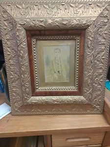 Antique Gold Leaf Gilt Picture Frame - Picture 1 of 11