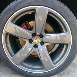 Rim Wheel 21x10 Alloy 5 Spoke Platinum Fits 19-21 PORSCHE MACAN 655023 - Picture 1 of 12