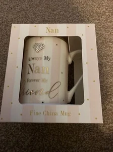 ALWAYS MY NAN FOREVER MY FRIEND MUG NANNA NANA BIRTHDAY CHRISTMAS GIFT PRESENT - Picture 1 of 2