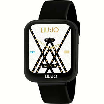 Liu Jo Smartwatch Voice SWLJ107 Smartwatch unisex con chiamata in silicone nero - Immagine 1 di 2