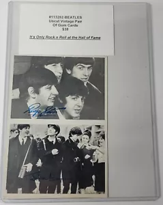 The Beatles Trading Cards, TCG USA, Uncut, Rock N Roll Hall Of Fame - Picture 1 of 6