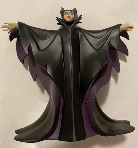 RARE 2002 Maleficent 6" Action Figure Disney Kingdom Hearts Sleeping Beauty Cover