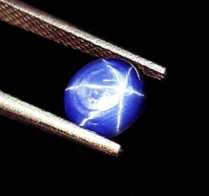 Gema opaca sin tratar de zafiro azul estrella natural piedra preciosa suelta ... - Imagen 1 de 8