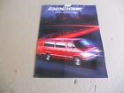 NOS Original 1991 Dodge B-Van Ram Wagon Dealership Sales Brochure