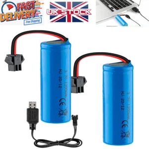 3.7V 1200mAh Lipo Battery with USB Cable SM-2P For DE45 DE42 Remote Control Car - Picture 1 of 8