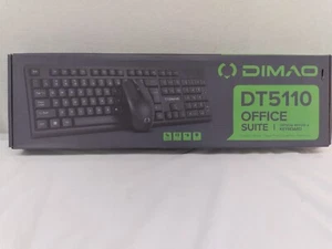 DIMAO DT5110 OPTICAL MOUSE & KEYBOARD - Picture 1 of 8