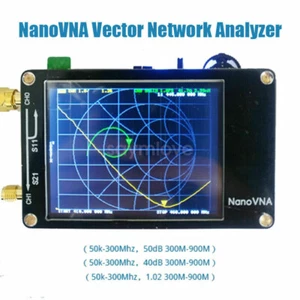 NanoVNA VNA HF VHF UHF UV Wektorowy analizator sieci Analizator antenowy + LCD + bateria - Zdjęcie 1 z 5