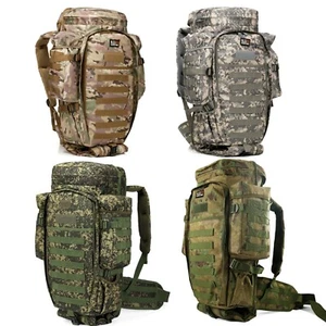 Men Women Large Military Tactical Backpack Molle Daypack Out Bag Hiking Rucksack - Picture 1 of 27