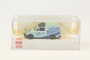 HO 1:87 Busch 40102 Fiat Fiorino Kohler Aufzugservice Truck Blue - Picture 1 of 8