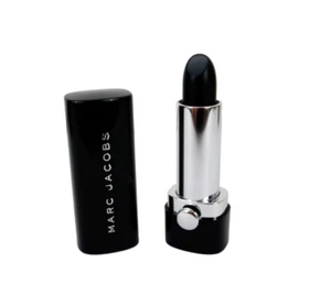 MARC JACOBS Le Marc Lip Crème Lipstick - 258 BLACQUER Black Full Size NEW - Picture 1 of 2