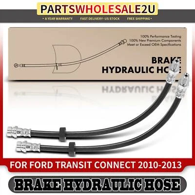2 件后 LH 和 RHBrake 液压软管适用于福特 Transit Connect 2010 2011 2012 2013 — 第 1/4 张图片